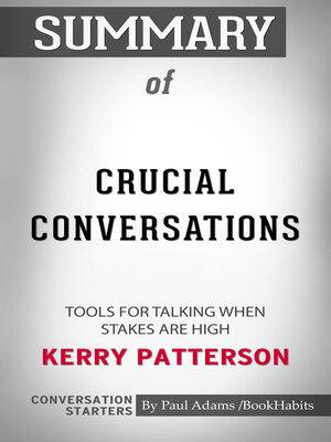 cover image of Summary of Crucial Conversations